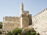 Citadela neboli Davidova věž v Jeruzalému – místo Kristova odsouzení